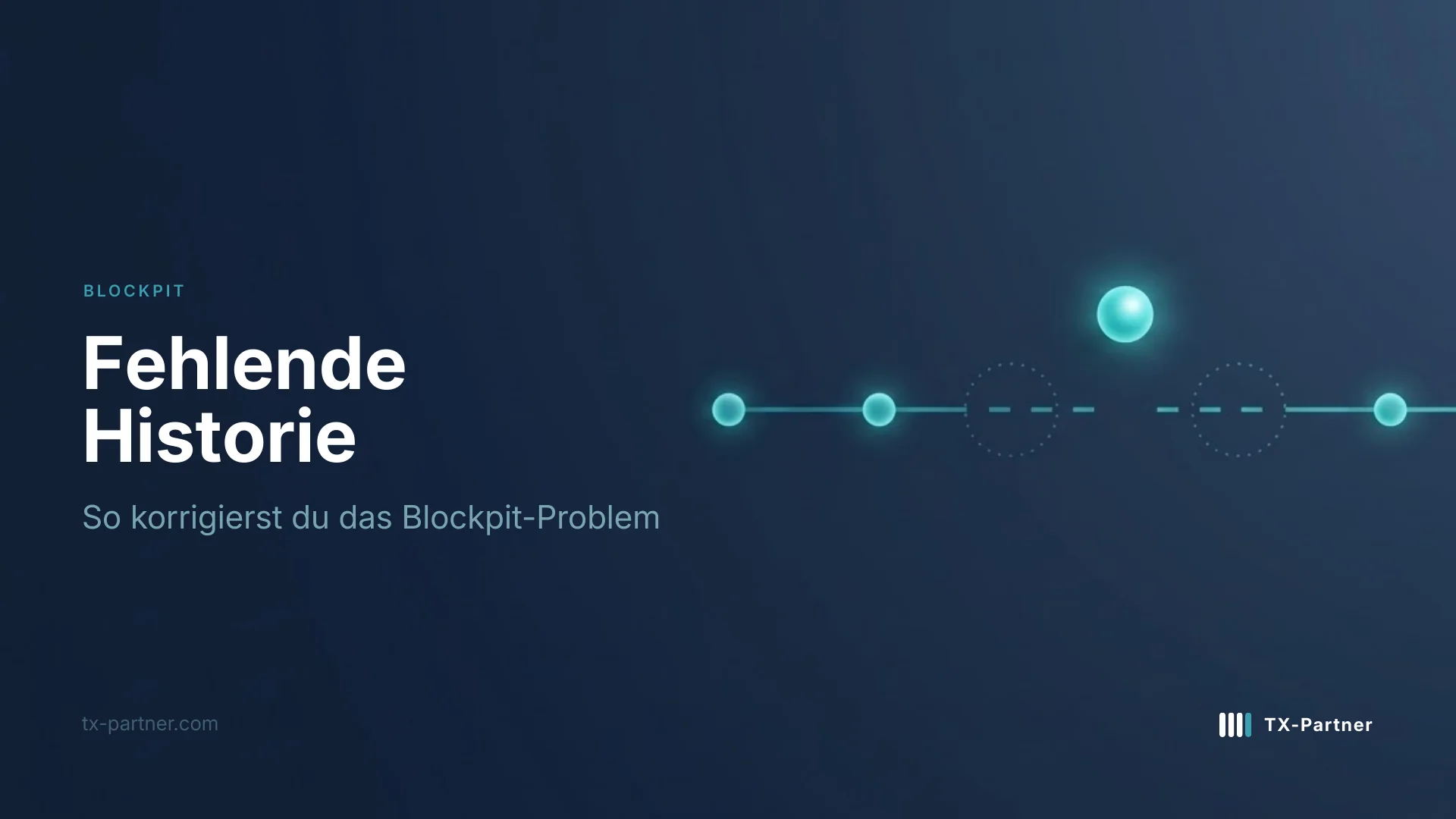 Fehlende Krypto-Historie rekonstruieren