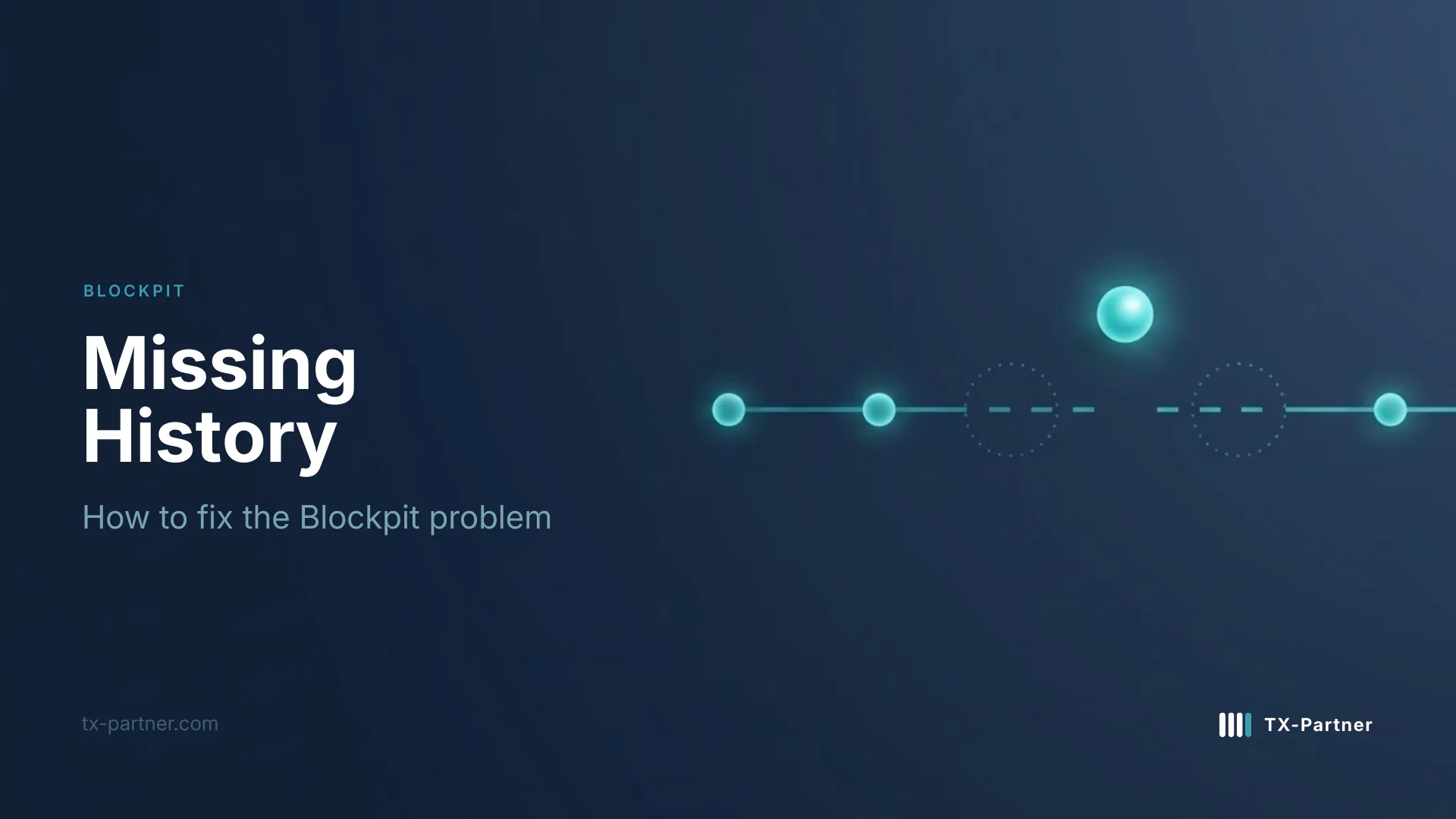 Reconstructing Missing Crypto History