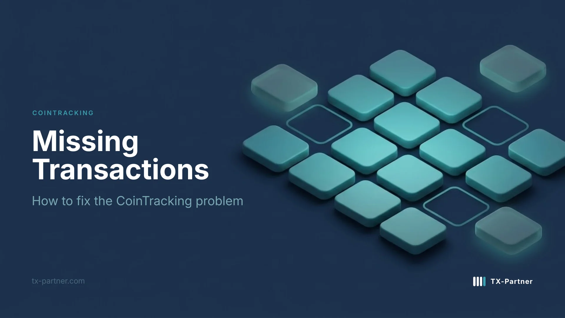 CoinTracking: Find and fix missing transactions