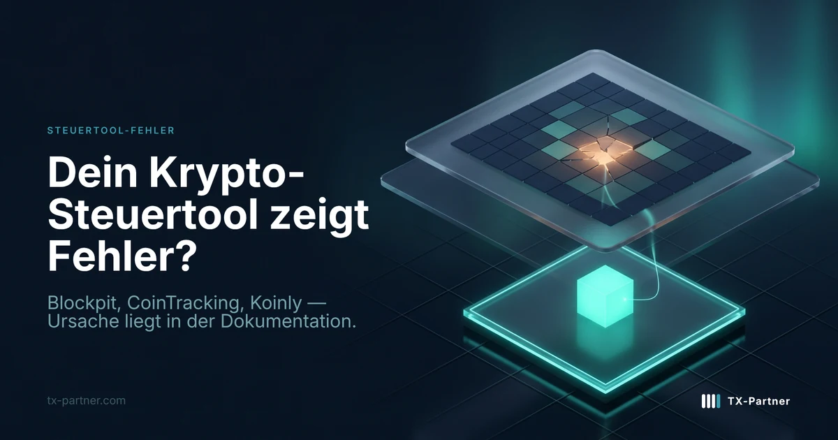 Steuertool-Fehler beheben